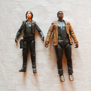 Lot of 2   Figures  Movable Joint  Action - not plastic